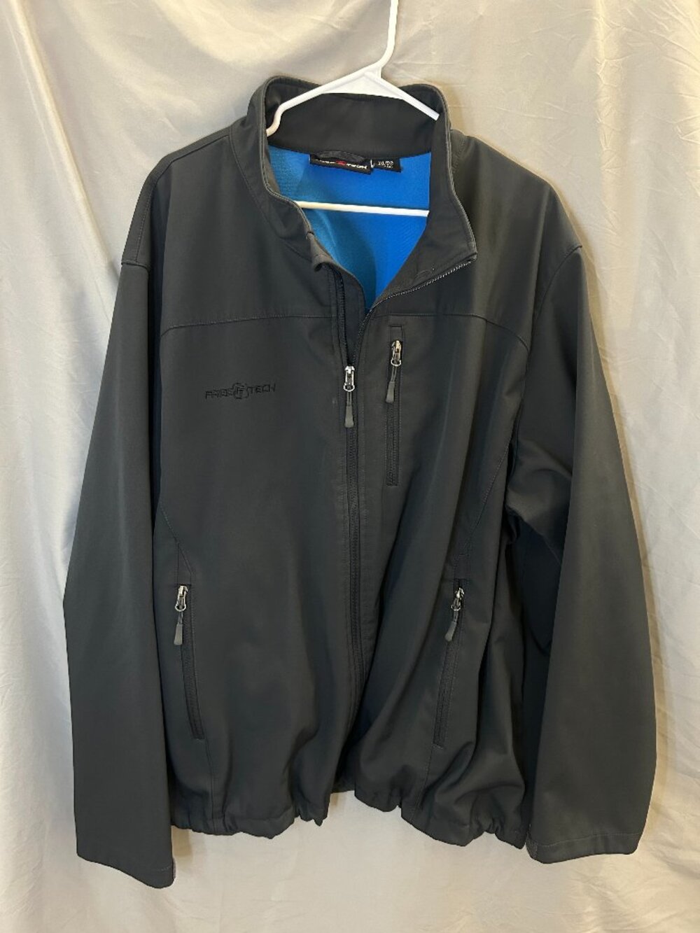 Free Tech Jacket Men's 3XL Dark Gray Soft Shell Performance Wear Full Zip